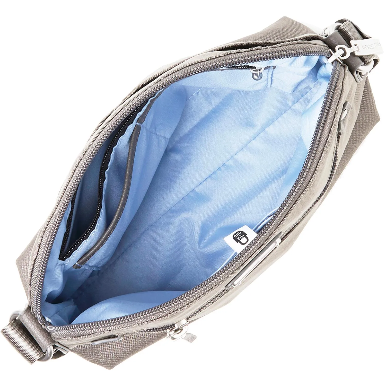 Baggallini Dome Crossbody Sterling Shimmer