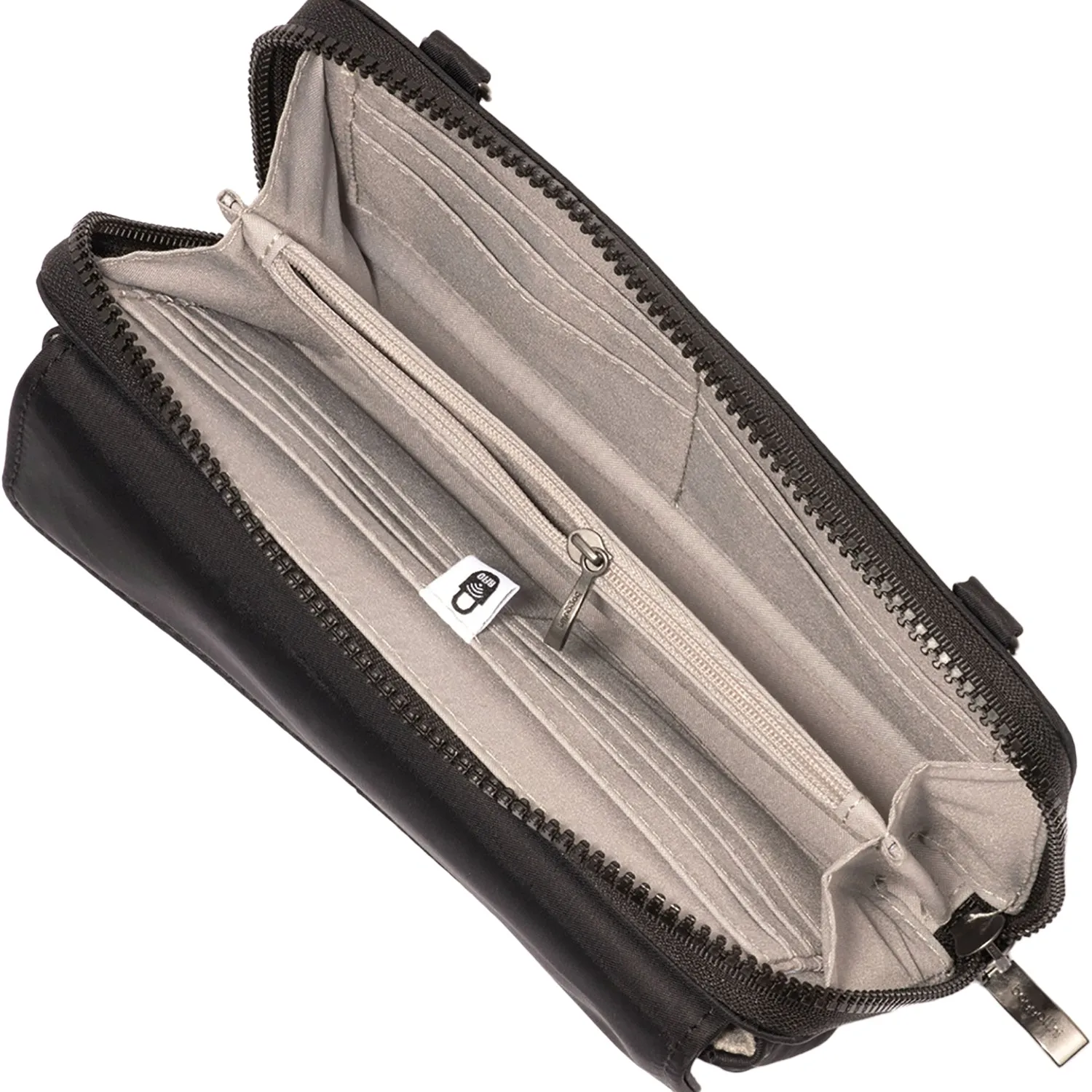Baggallini RFID Phone Wallet Crossbody Black Twill