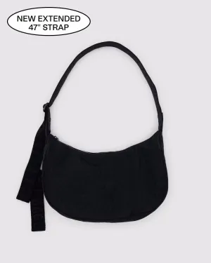 Baggu Medium Nylon Crescent Bag - Black