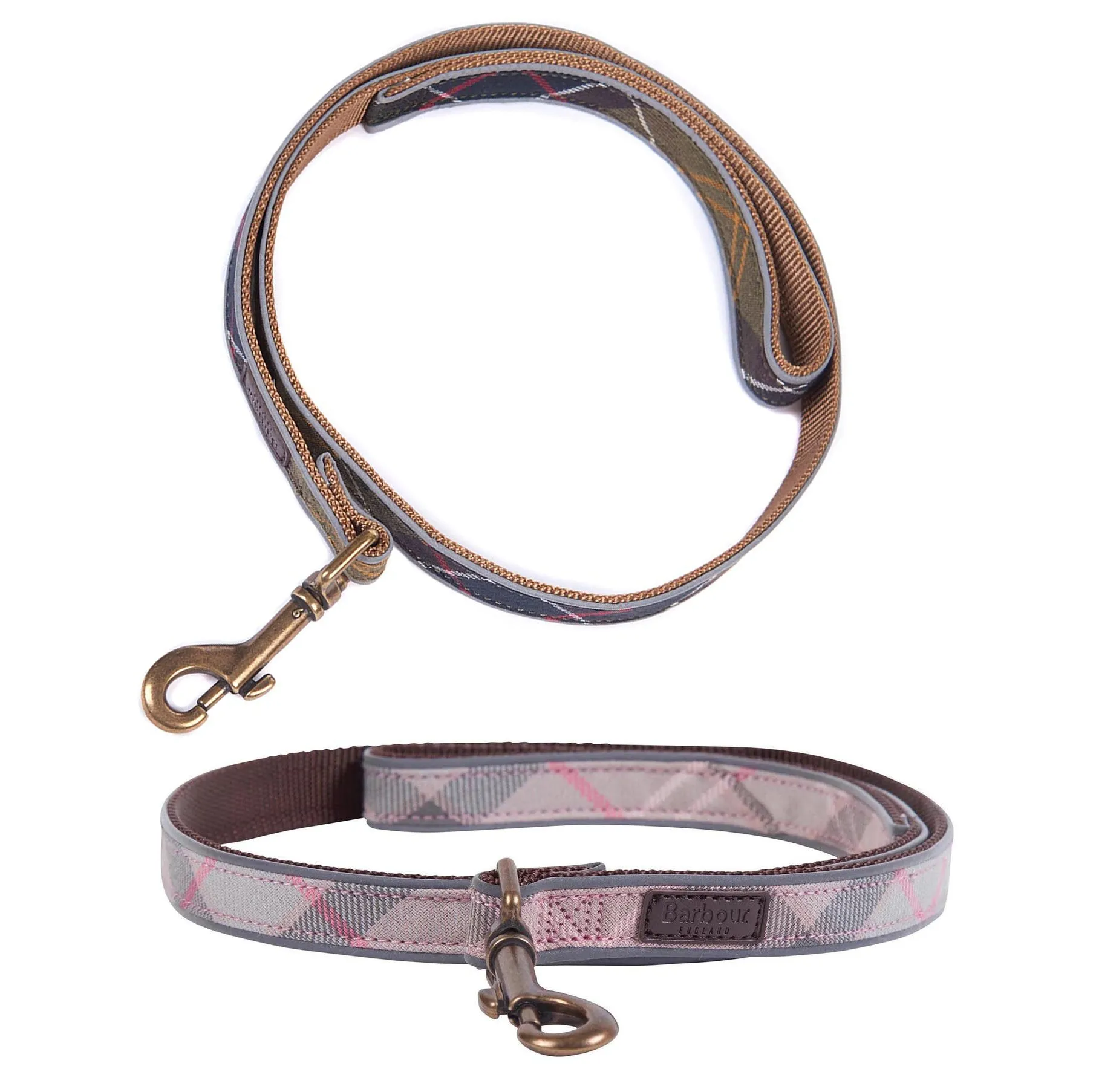 Barbour Reflective Tartan Dog Leash