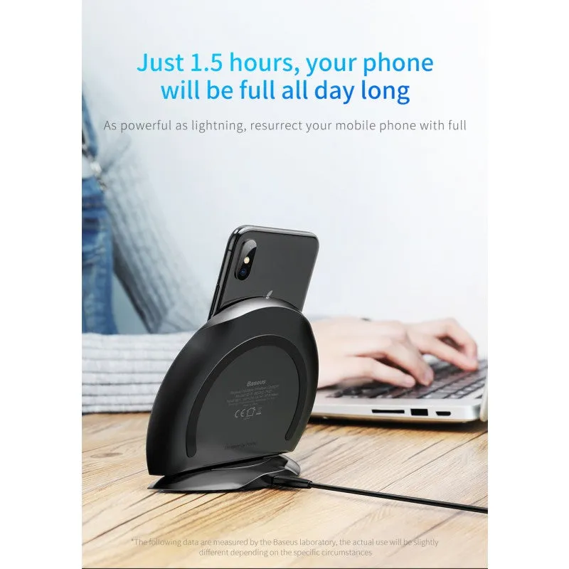 Baseus Foldable Wireless Charger Black