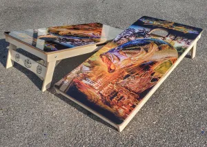 Bass Cornhole Boards by Jason Mathias