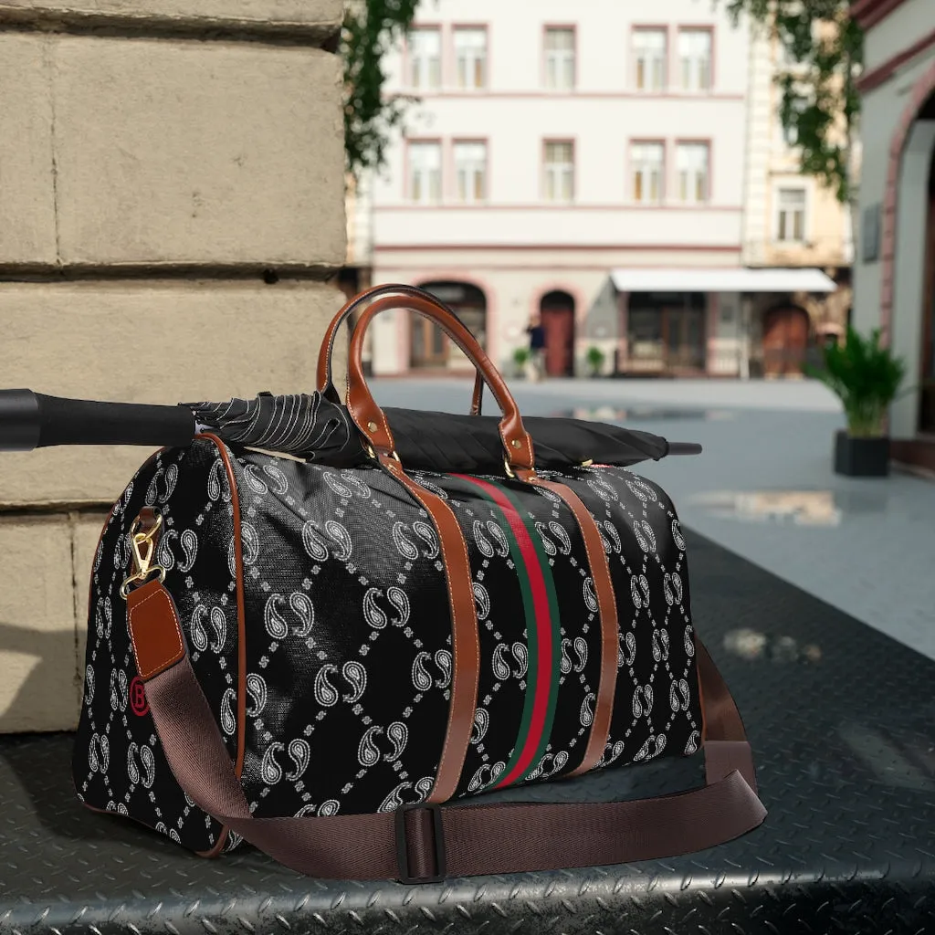 BEST BUCCI PAISLEY BLACK Waterproof Travel Bag