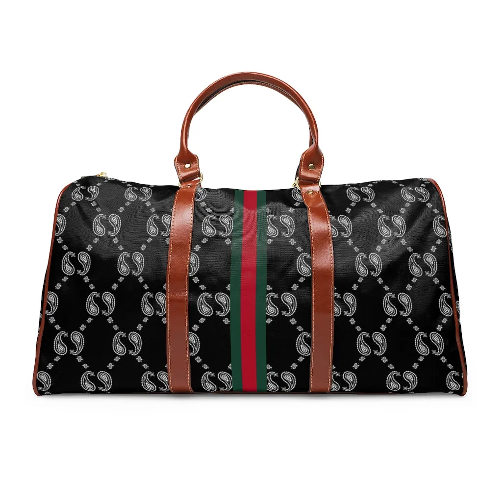 BEST BUCCI PAISLEY BLACK Waterproof Travel Bag