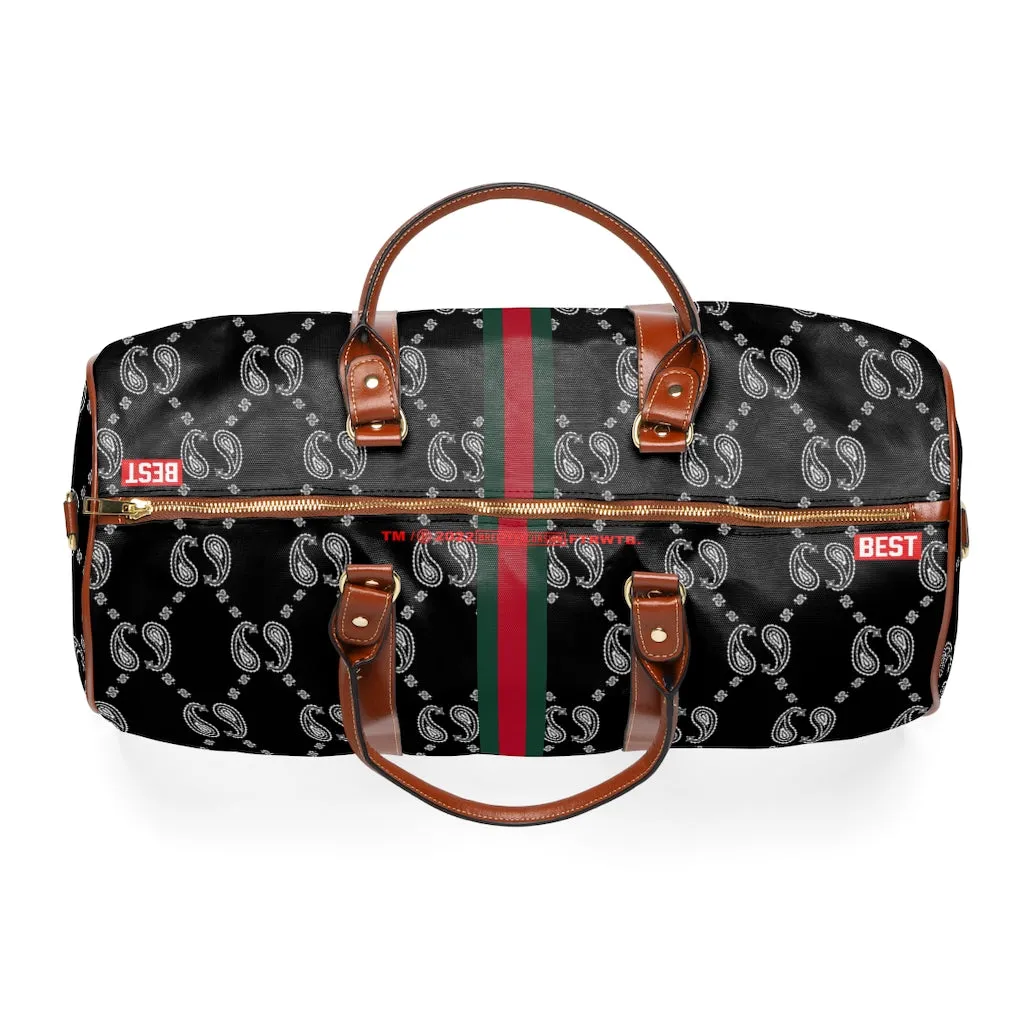 BEST BUCCI PAISLEY BLACK Waterproof Travel Bag