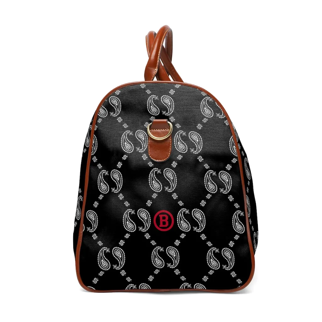 BEST BUCCI PAISLEY BLACK Waterproof Travel Bag