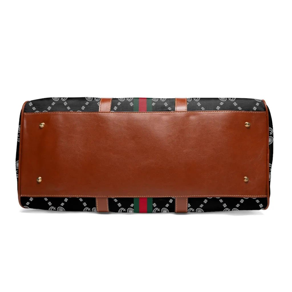 BEST BUCCI PAISLEY BLACK Waterproof Travel Bag