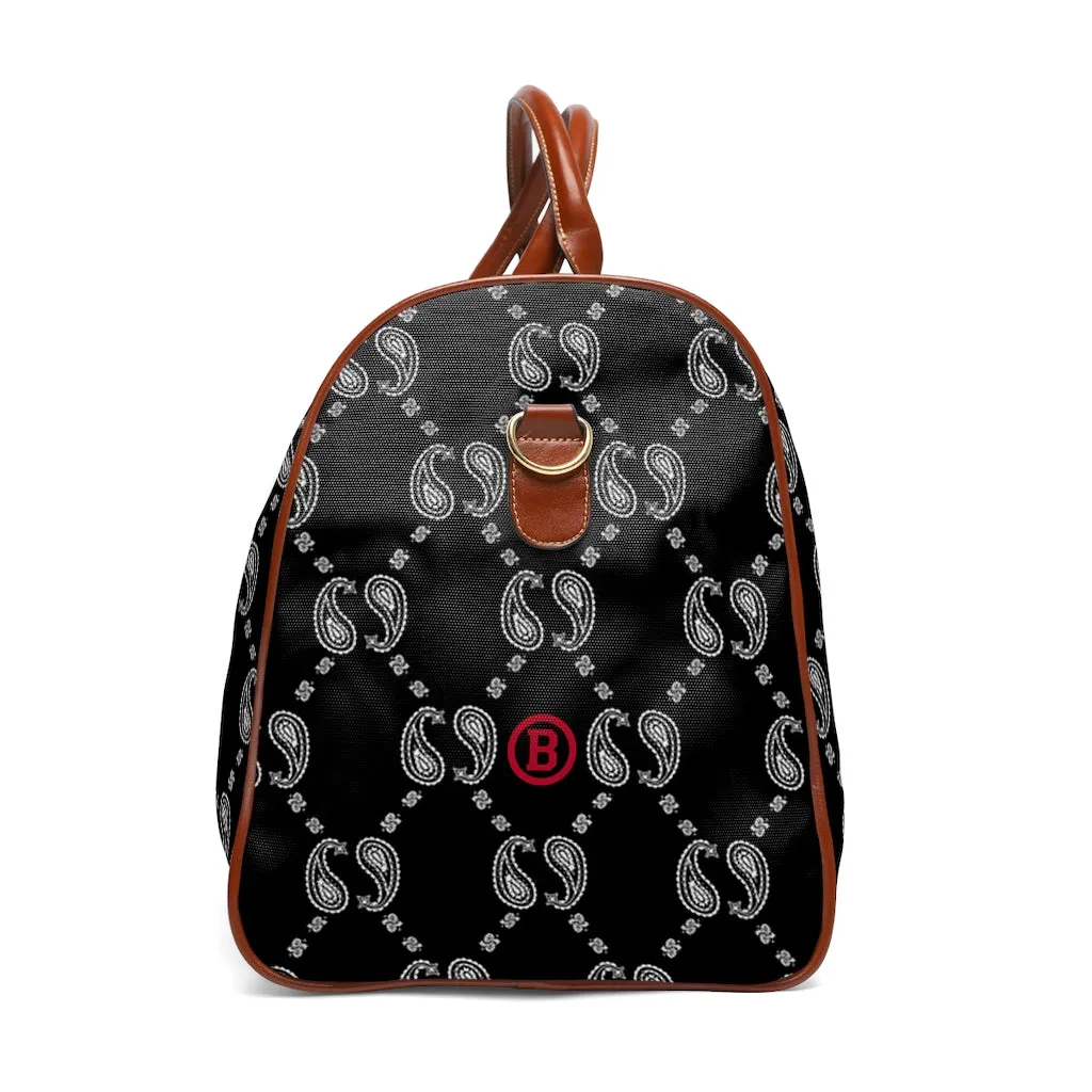 BEST BUCCI PAISLEY BLACK Waterproof Travel Bag