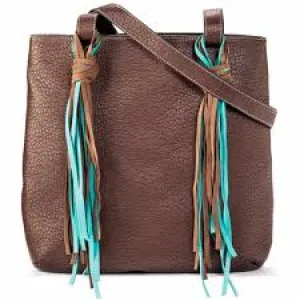 BGN7588702 Tote Blazin Roxx "Jolie" Turq Fringe