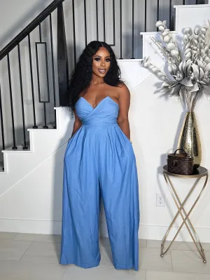 BIG MAMA FOR REAL WIDE LEG TUBE JUMPSUIT