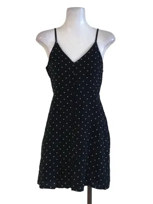 Black Dots Mini Dress