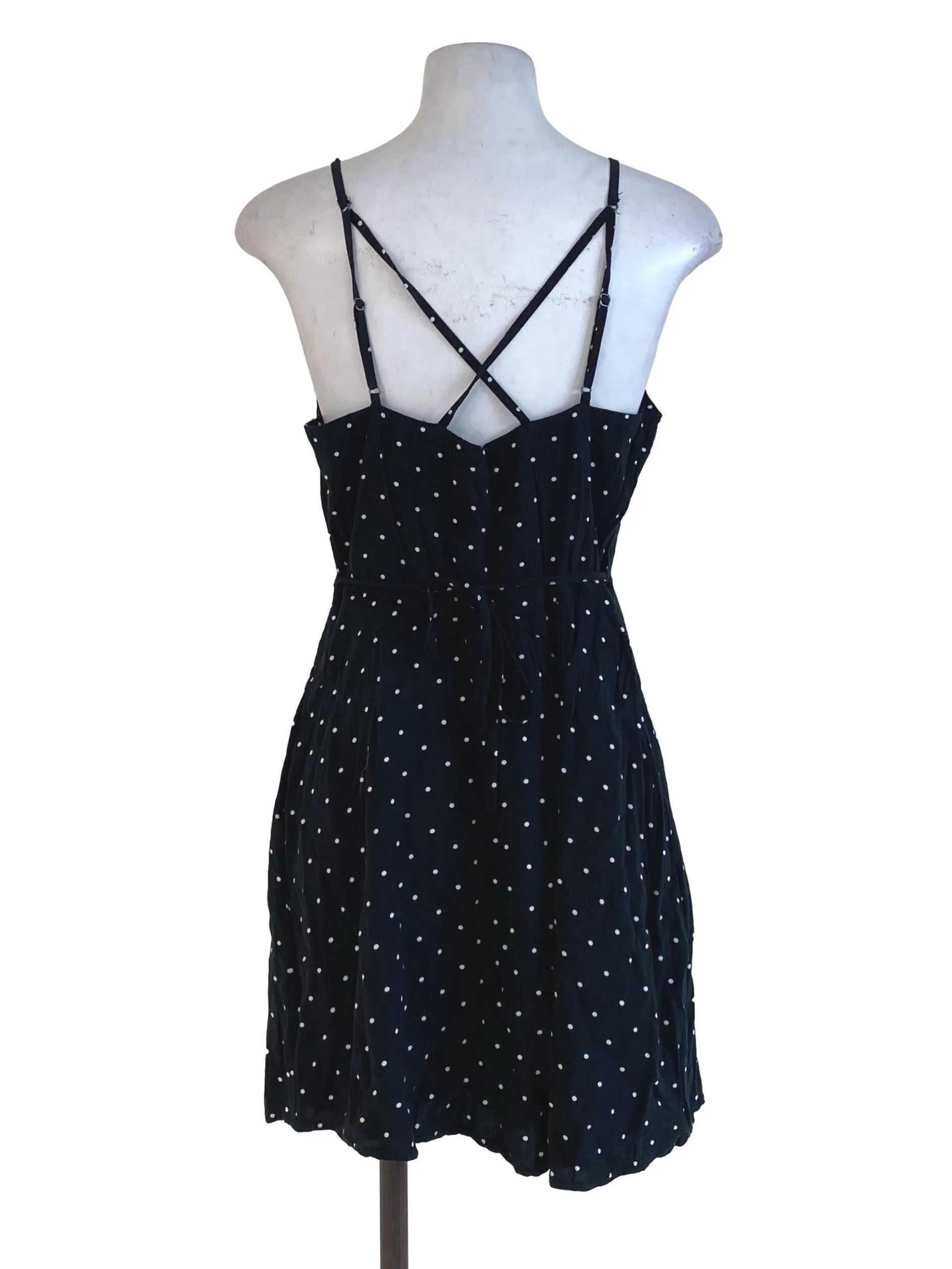 Black Dots Mini Dress