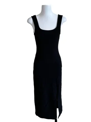 Black Pinstripe Sleveless Dress LB