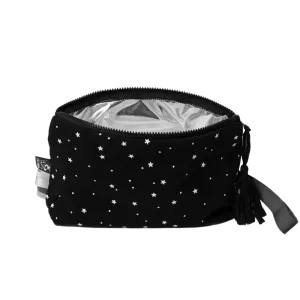 Black With White Stars Pouch