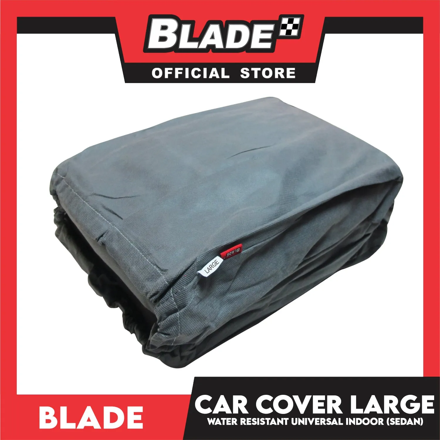 Blade Car Cover Water Resistant Large (Grey) Indoor Dustproof, UV Resistant Cover, Scratch Resistant & Breathable