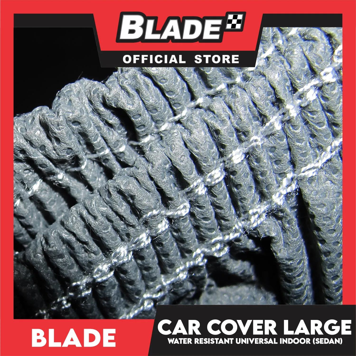 Blade Car Cover Water Resistant Large (Grey) Indoor Dustproof, UV Resistant Cover, Scratch Resistant & Breathable