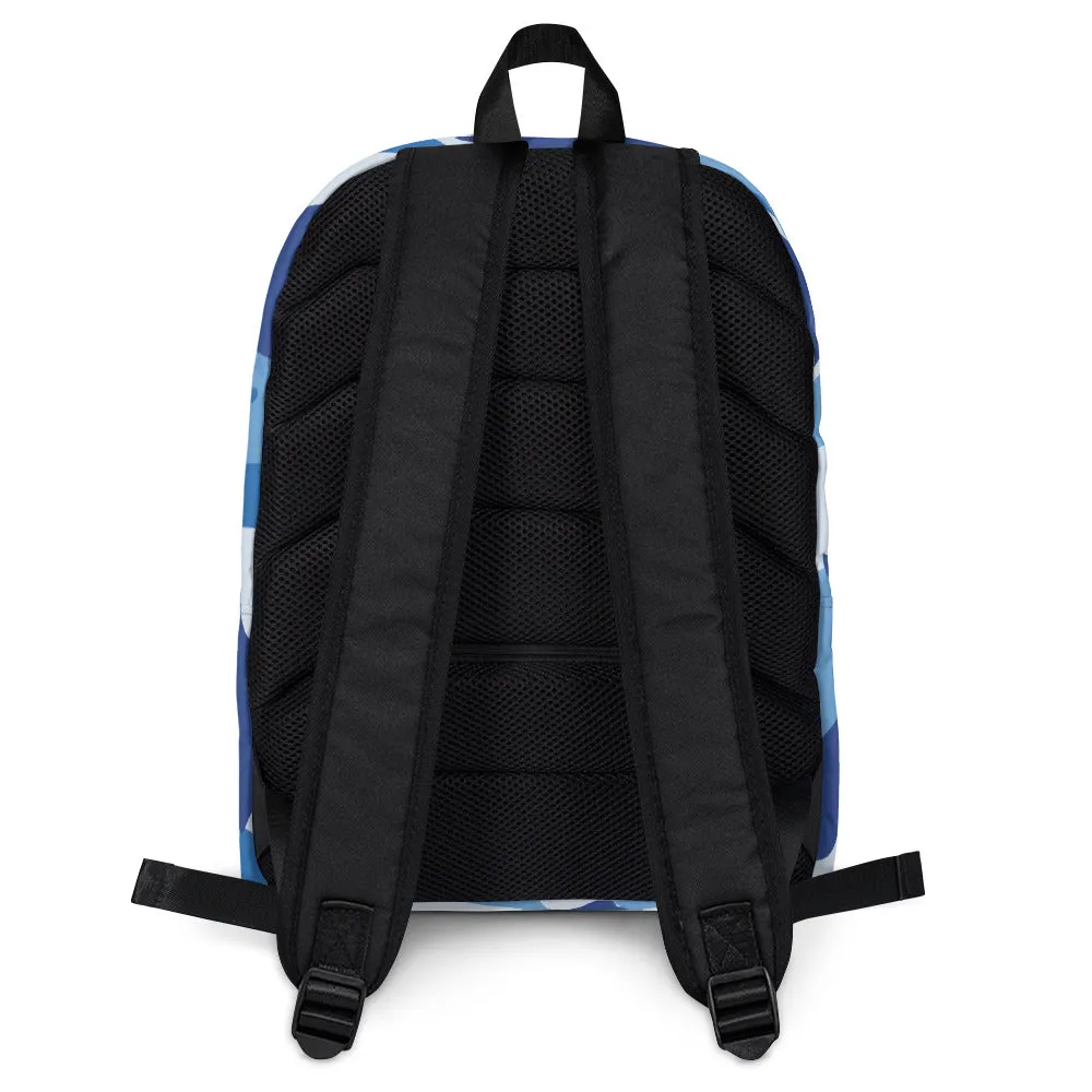 Blue Camo - Sustainably Made Backpack
