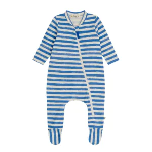 Blue Stripe Lightweight Sleepsuit