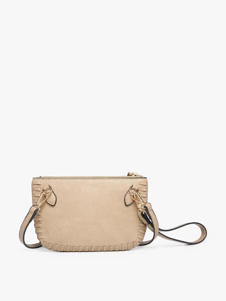 Bonnie Whipstitch Crossbody Dusty Blue