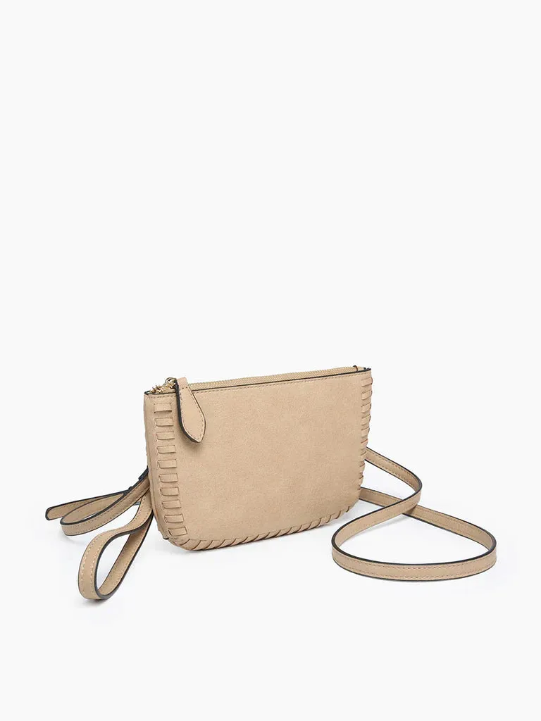 Bonnie Whipstitch Crossbody Dusty Blue