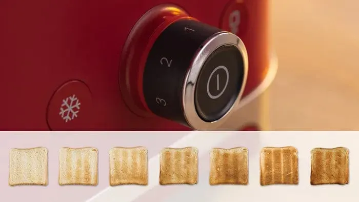 Bosch 2 Slice My Moment Compact Toaster Red TAT4M224