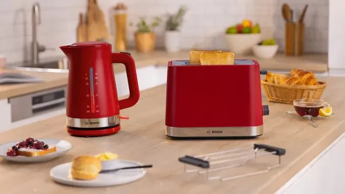 Bosch 2 Slice My Moment Compact Toaster Red TAT4M224