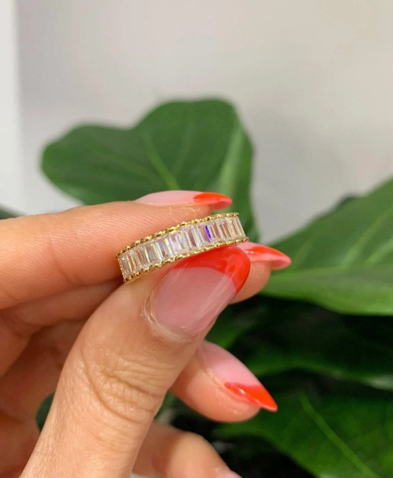 Bracha Baguette Queen Ring
