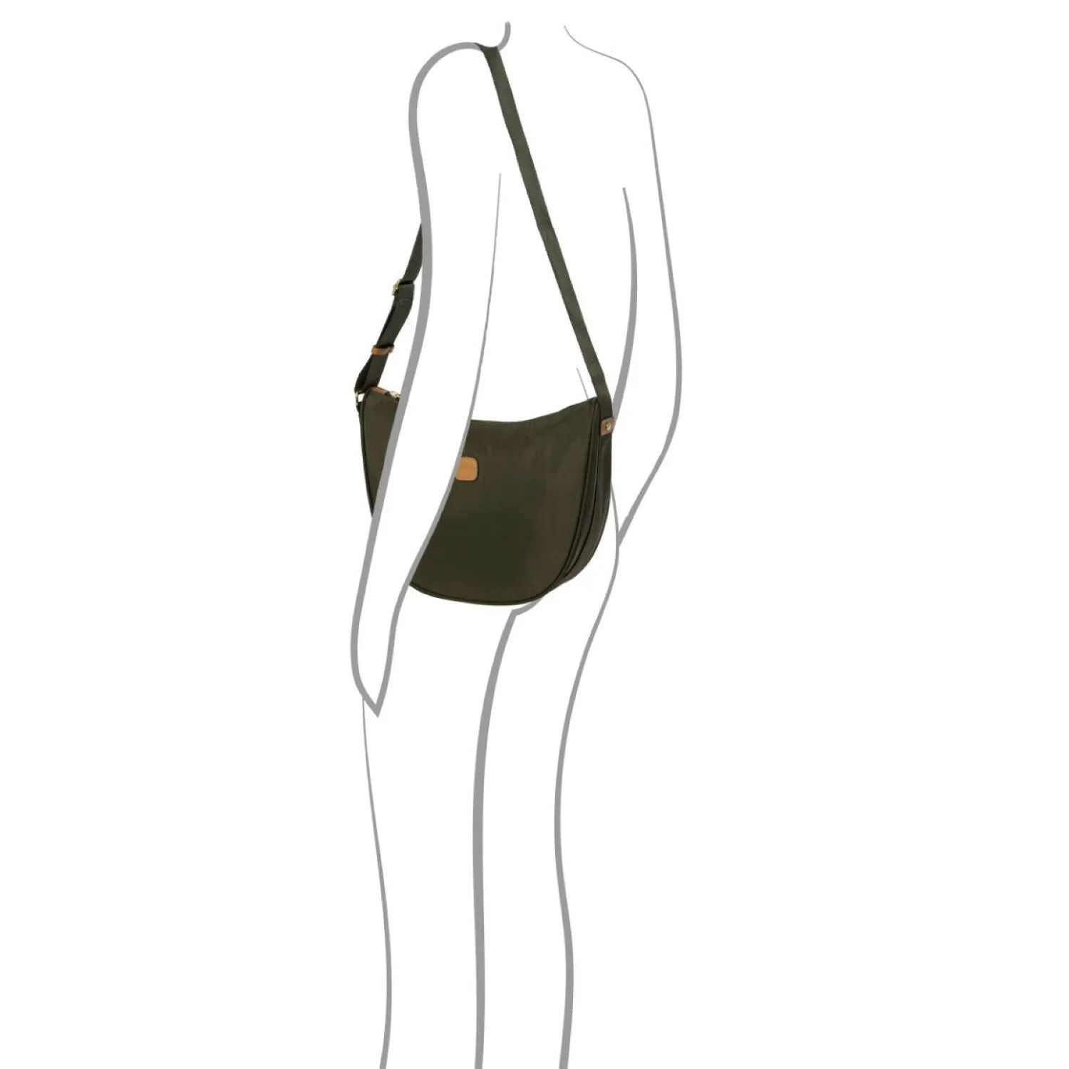 BRIC'S X-Bag Half Moon Bag - Medium