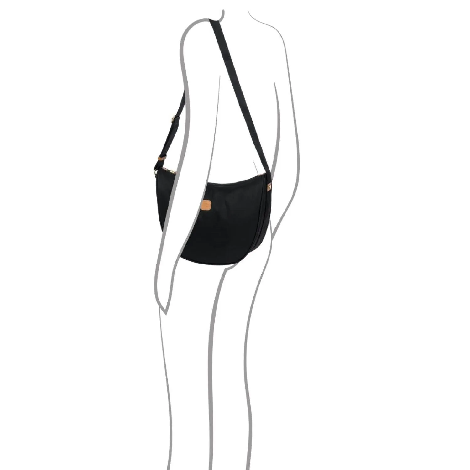 BRIC'S X-Bag Half Moon Bag - Medium