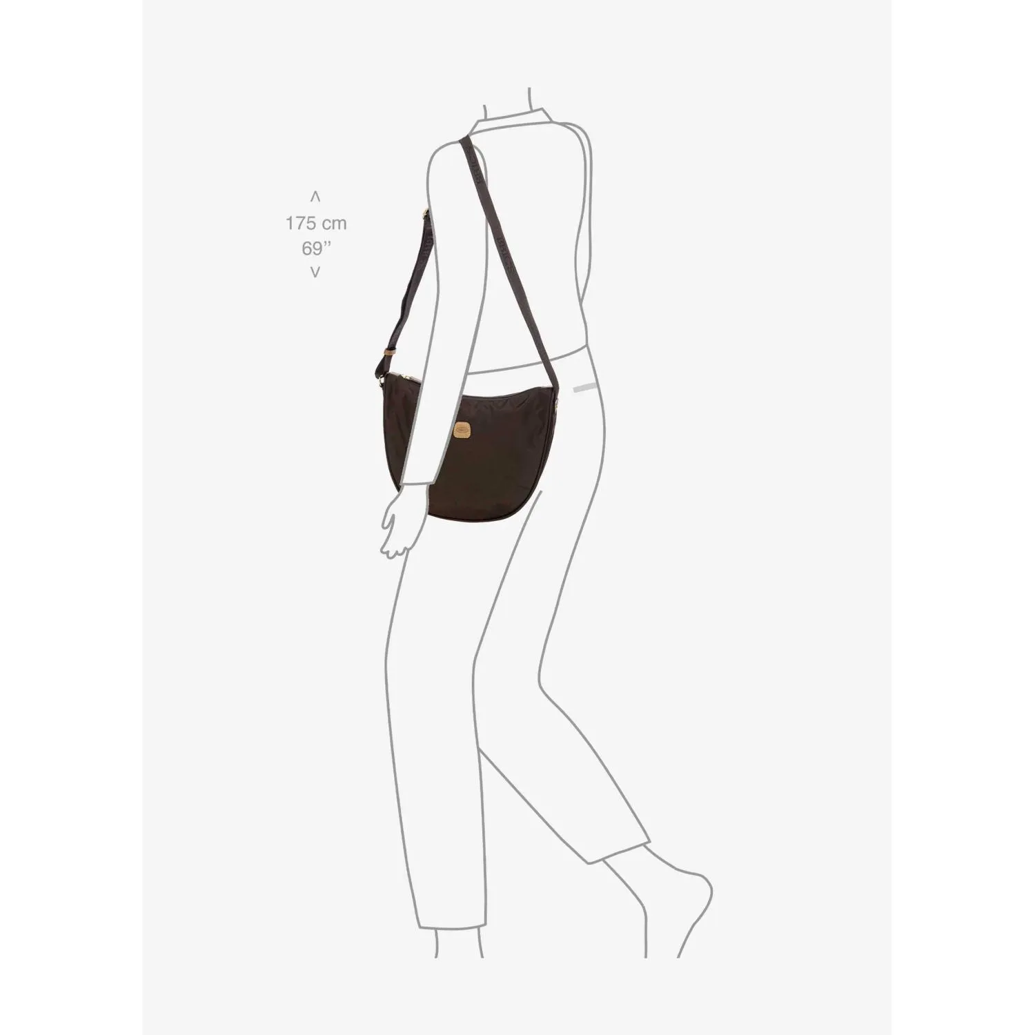 BRIC'S X-Bag Half Moon Bag - Medium