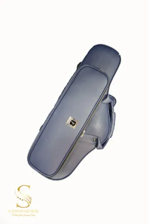 BROPRO Wooden Curved Alto saxophone case  Midnight Blue - Royal Style - W700CTLMB