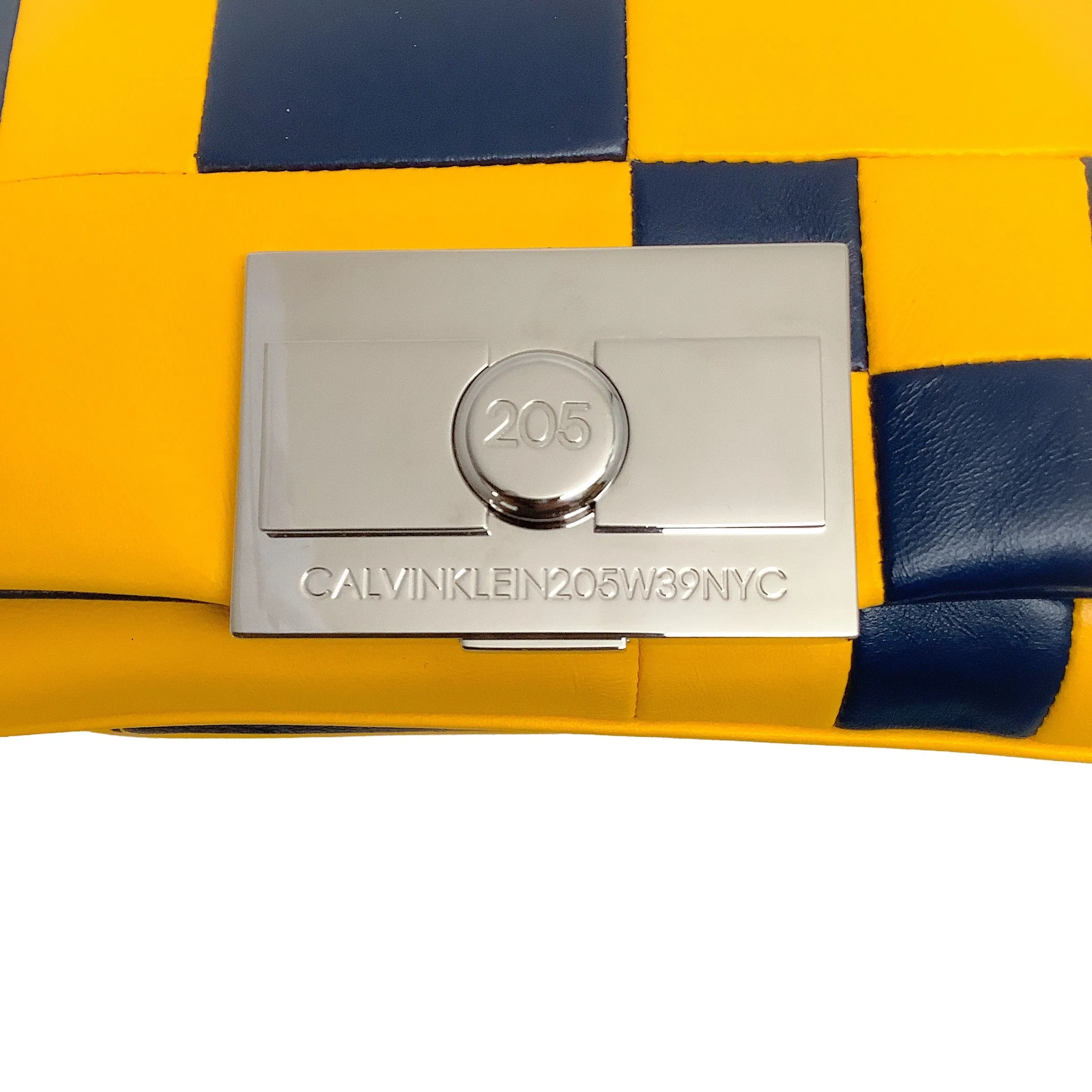Calvin Klein 205W39NYC Navy / Yellow Billie Flap Bag