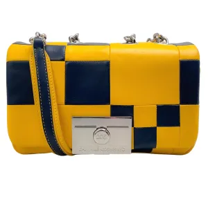 Calvin Klein 205W39NYC Navy / Yellow Billie Flap Bag