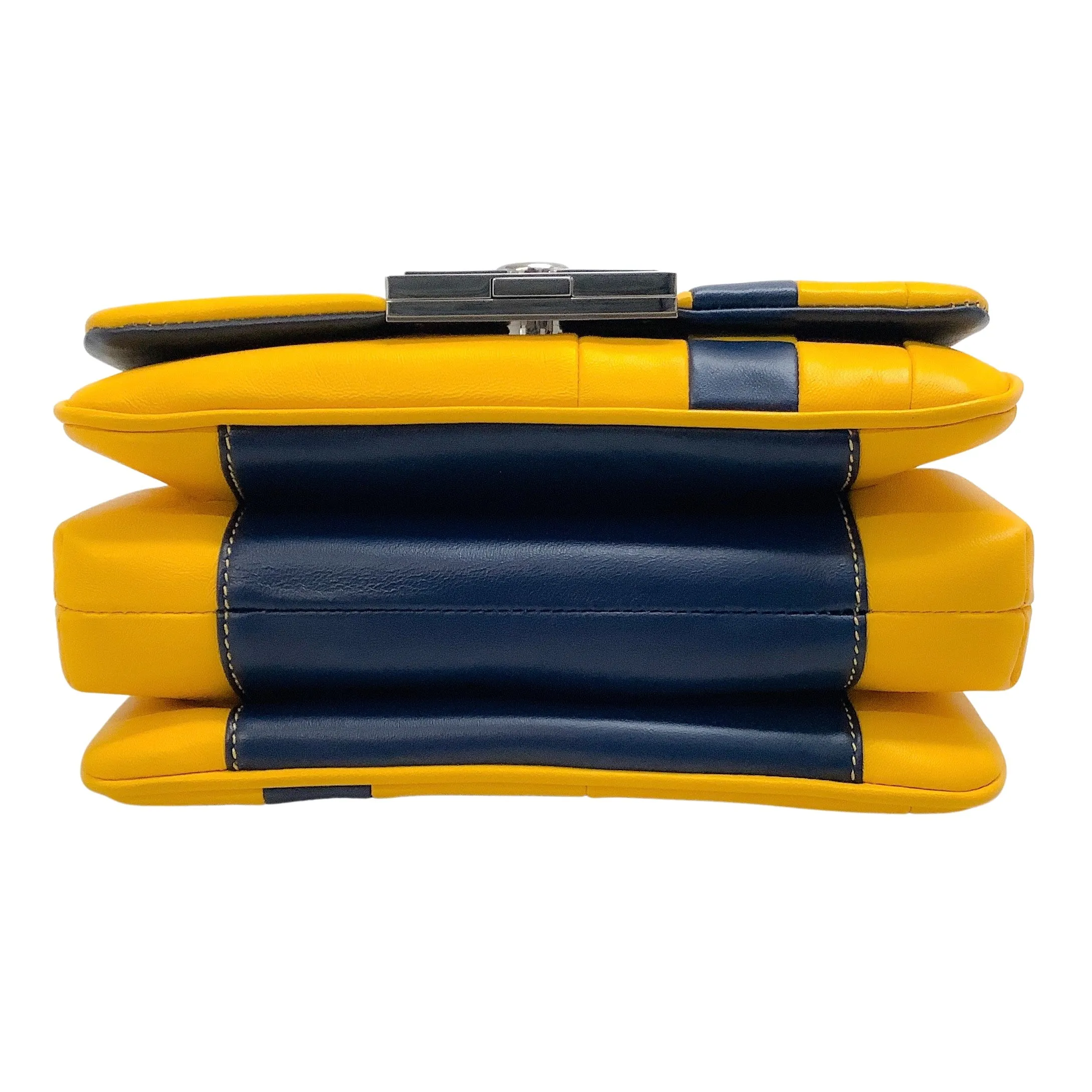Calvin Klein 205W39NYC Navy / Yellow Billie Flap Bag