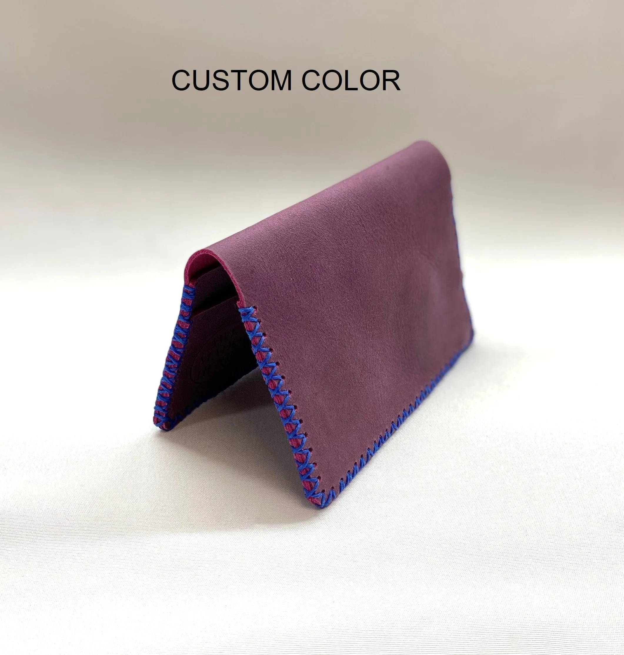 Card Case, Two Pockets. Black or Natural