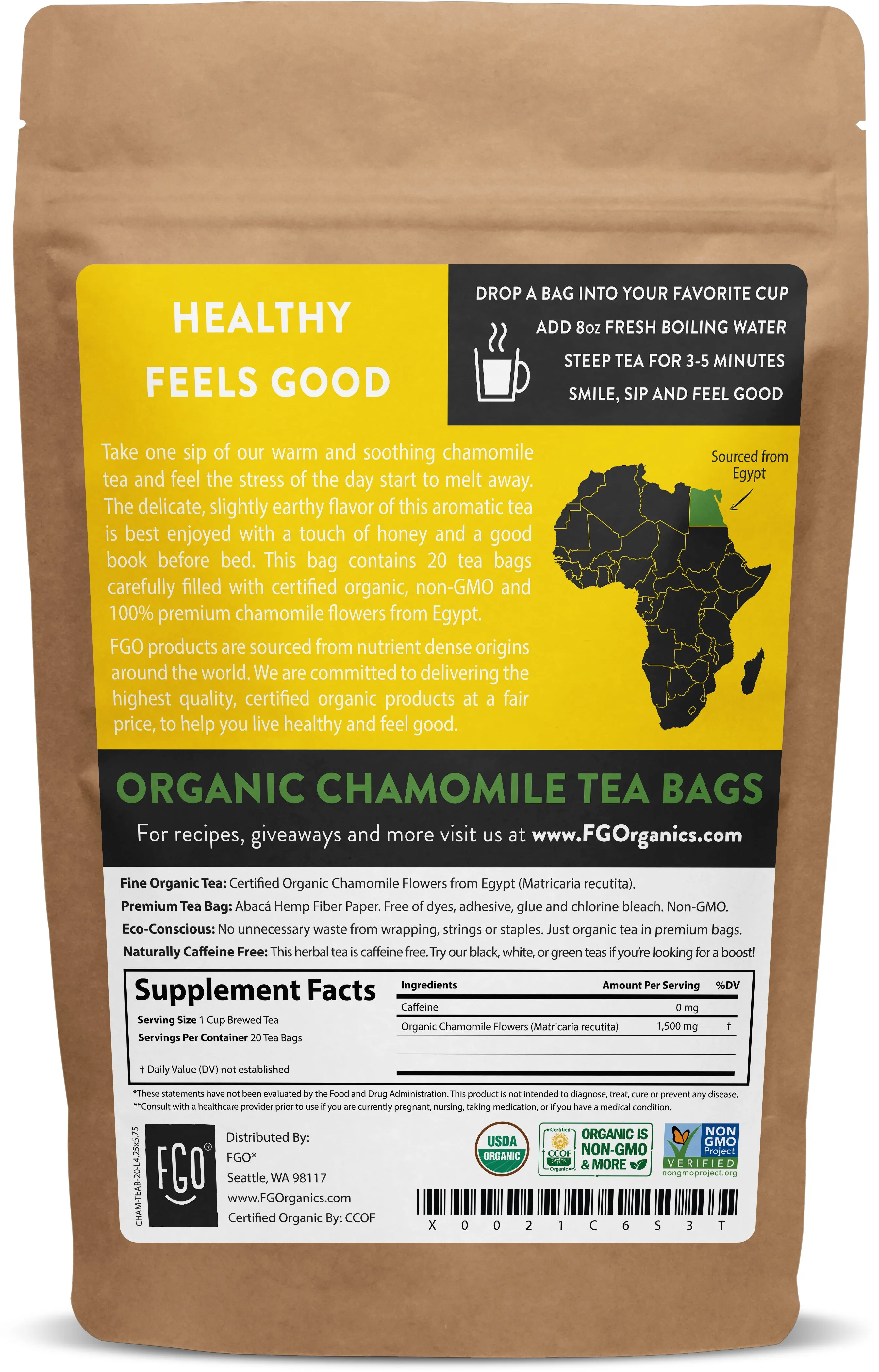 Chamomile Tea Bags