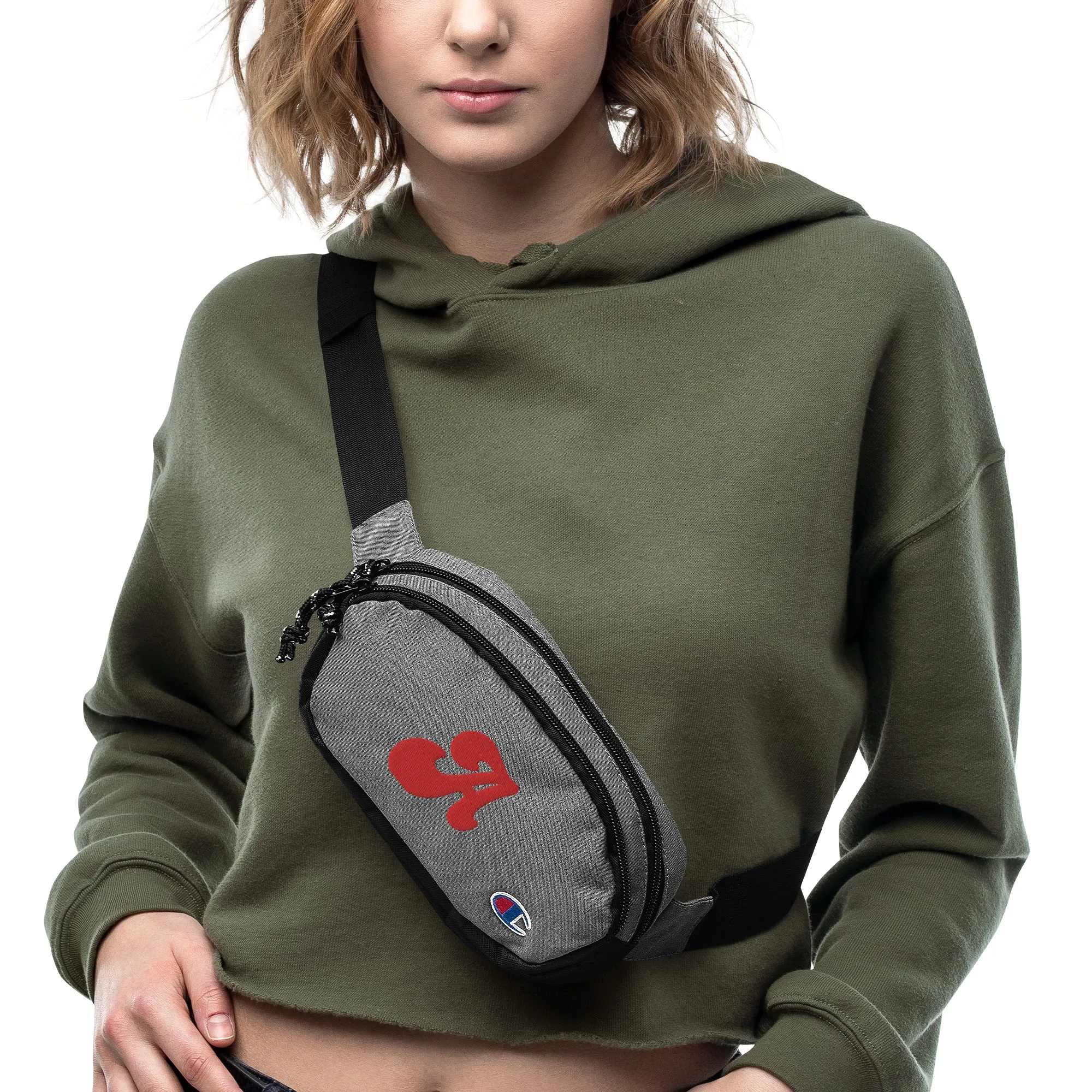 Champion fanny pack, Alphabet Letter, Champion Accessory Pack, Zippered, Gift