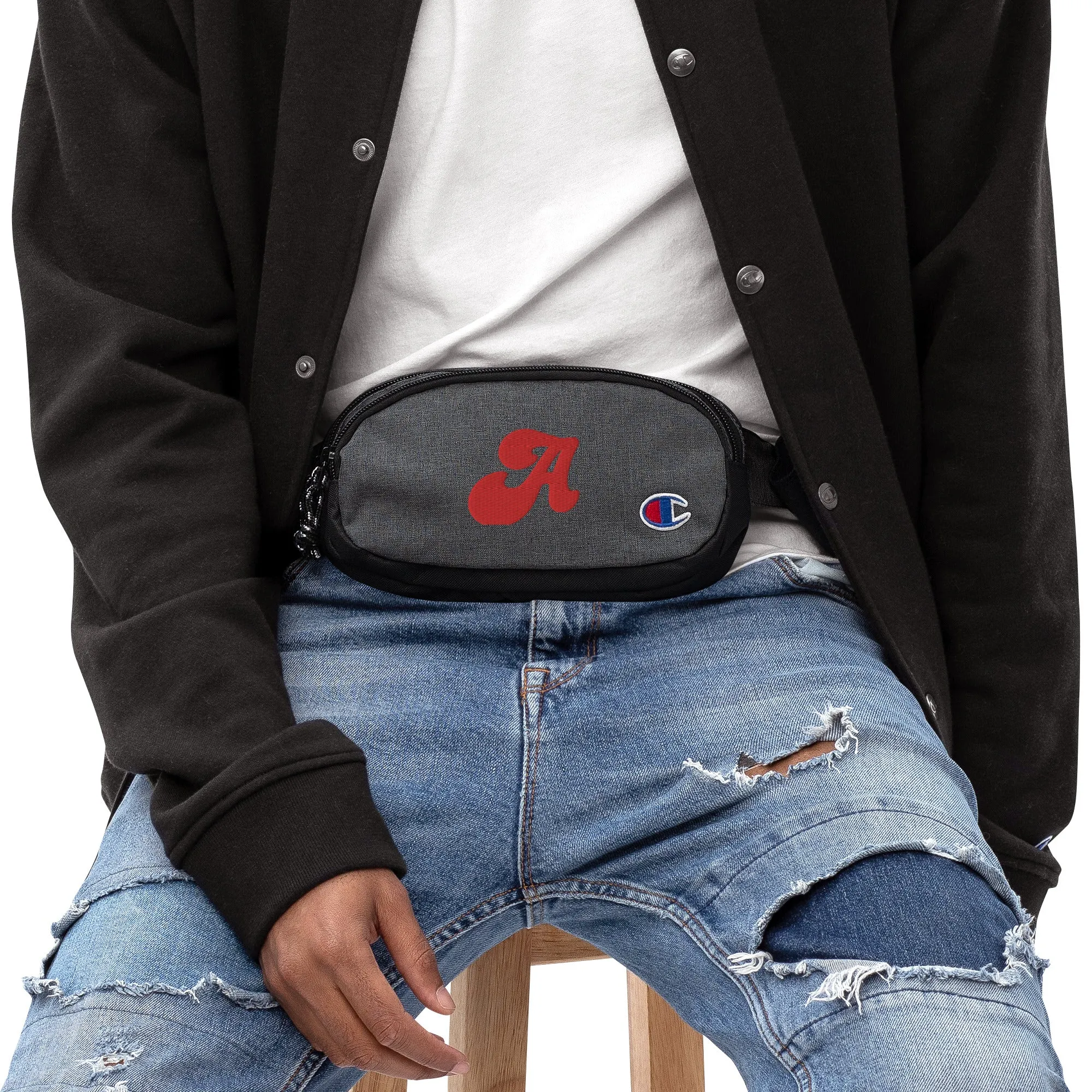 Champion fanny pack, Alphabet Letter, Champion Accessory Pack, Zippered, Gift