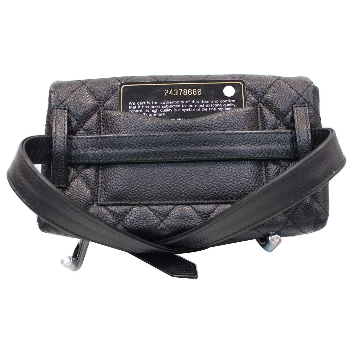CHANEL 2.55 Reissue Flap Grained Leather Waist Belt Bag Black - 15% OFF
