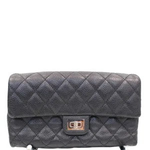 CHANEL 2.55 Reissue Flap Grained Leather Waist Belt Bag Black - 15% OFF