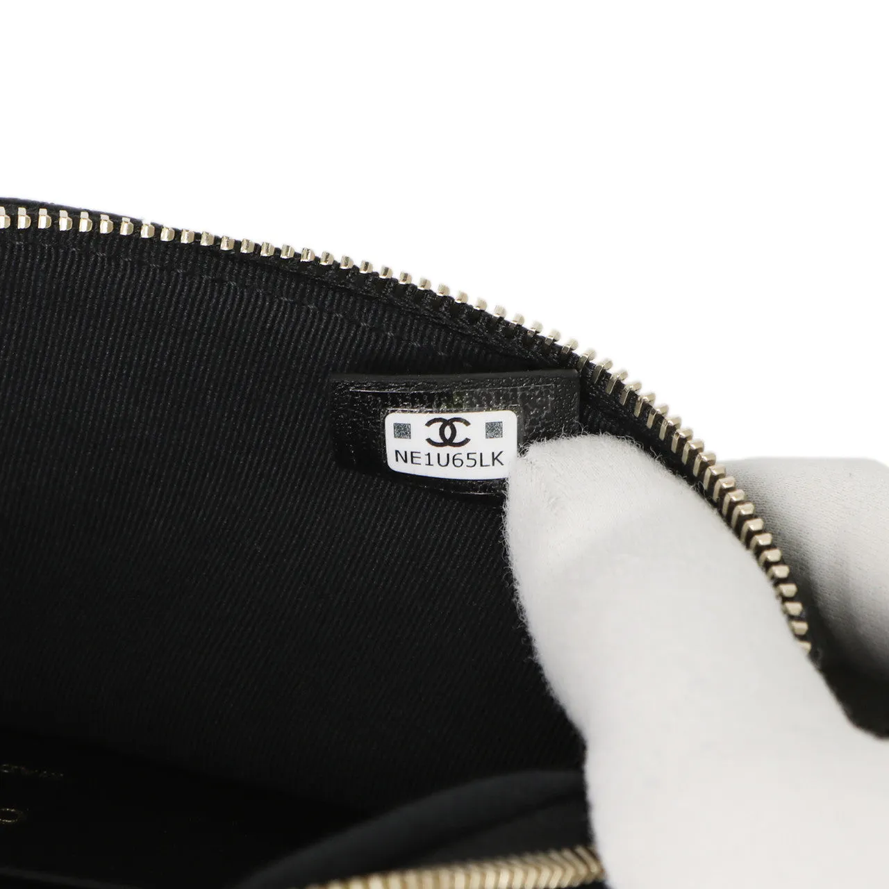Chanel Black Quilted Caviar Sweetheart Bum Bag