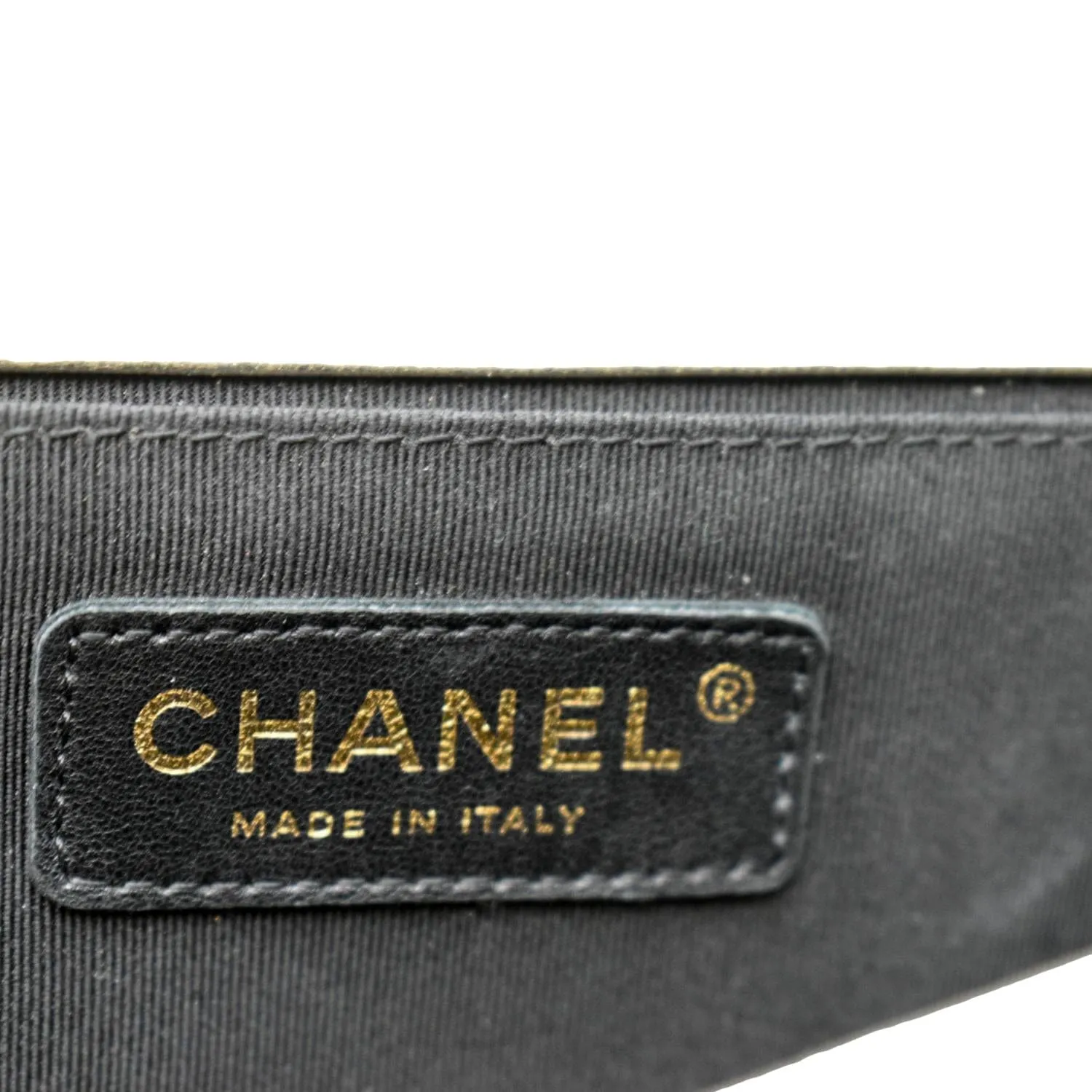 CHANEL Boy Leather Shoulder Bag Bicolor