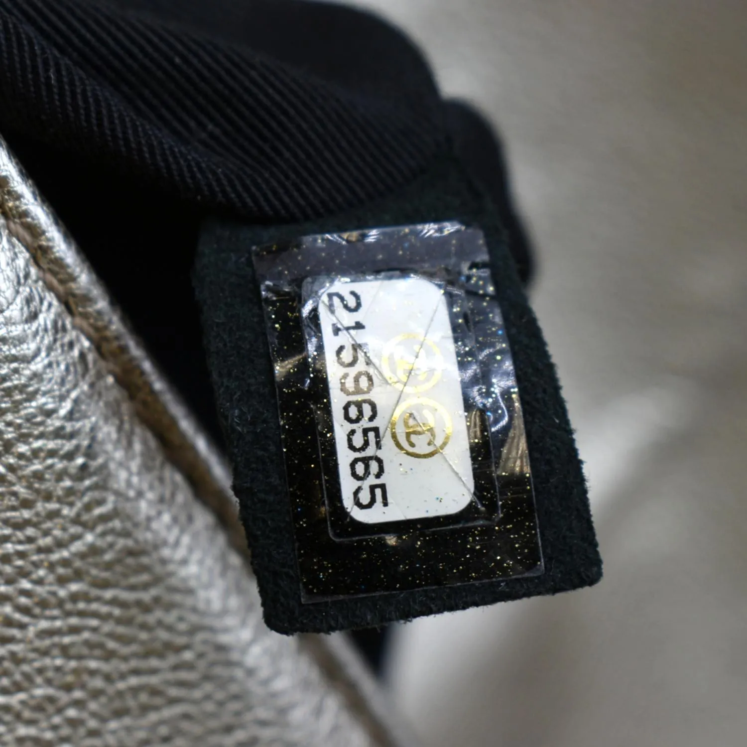 CHANEL Boy Leather Shoulder Bag Bicolor