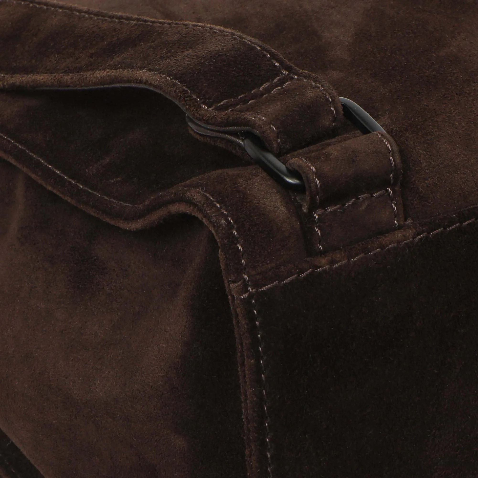 Chanel Brown Suede CC Backpack