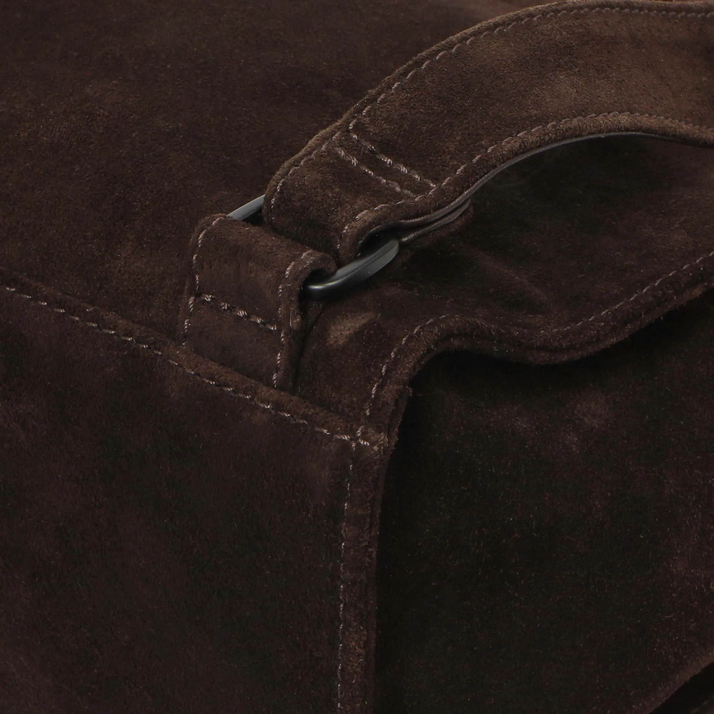 Chanel Brown Suede CC Backpack