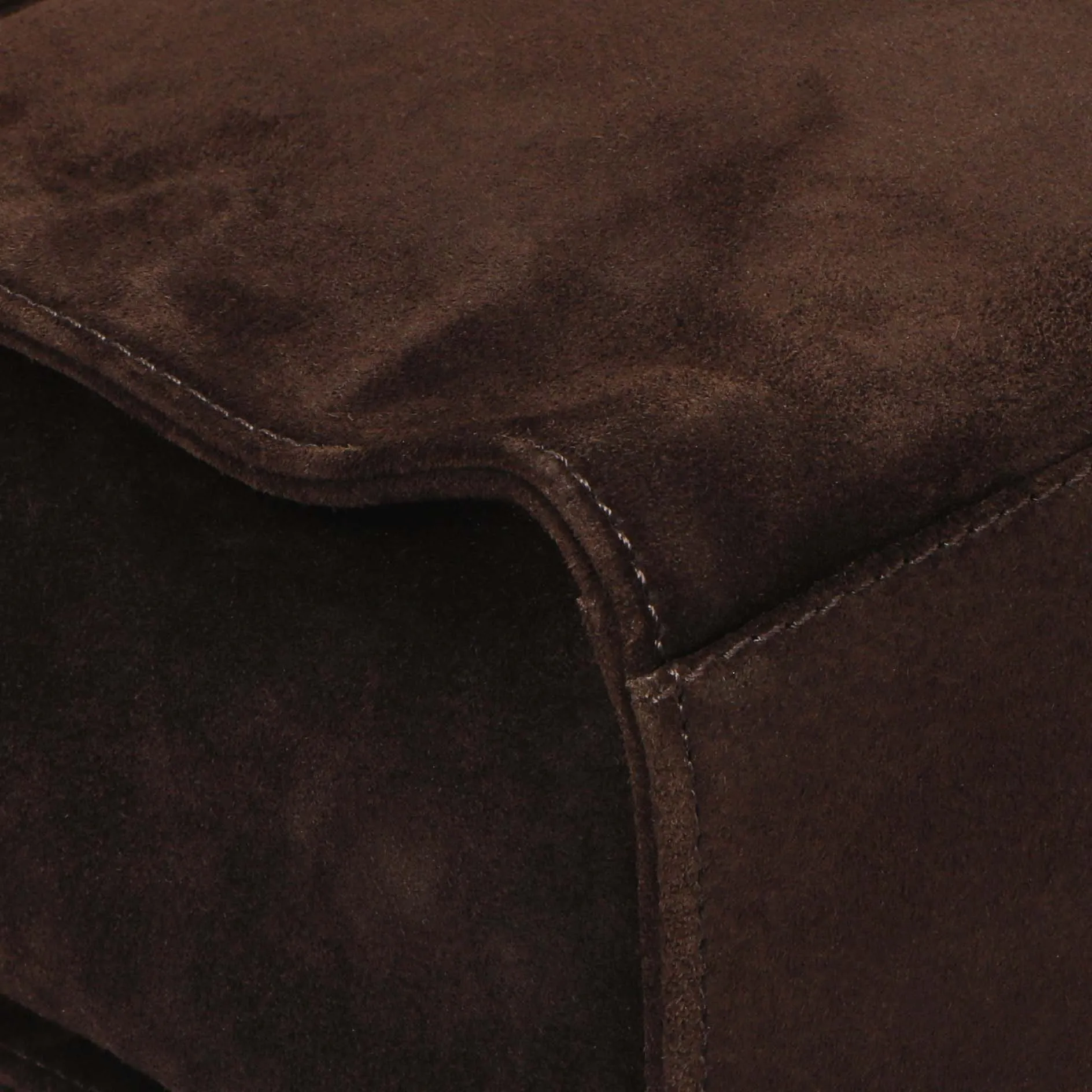 Chanel Brown Suede CC Backpack
