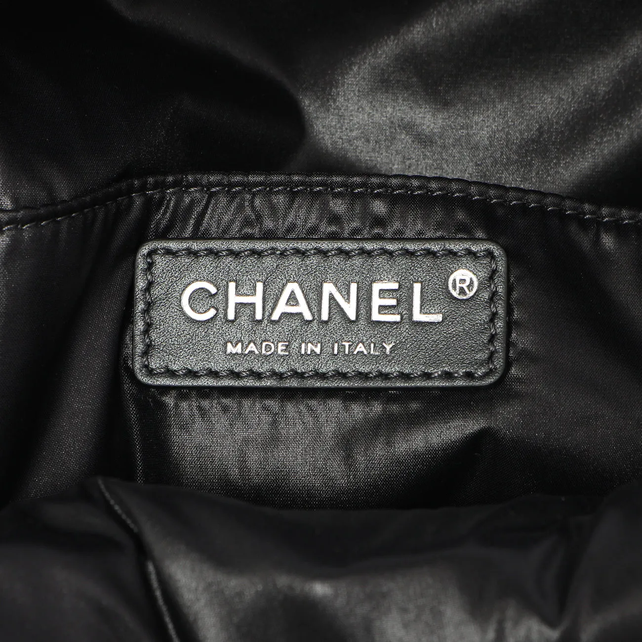 Chanel Grey Nylon Coco Neige Backpack
