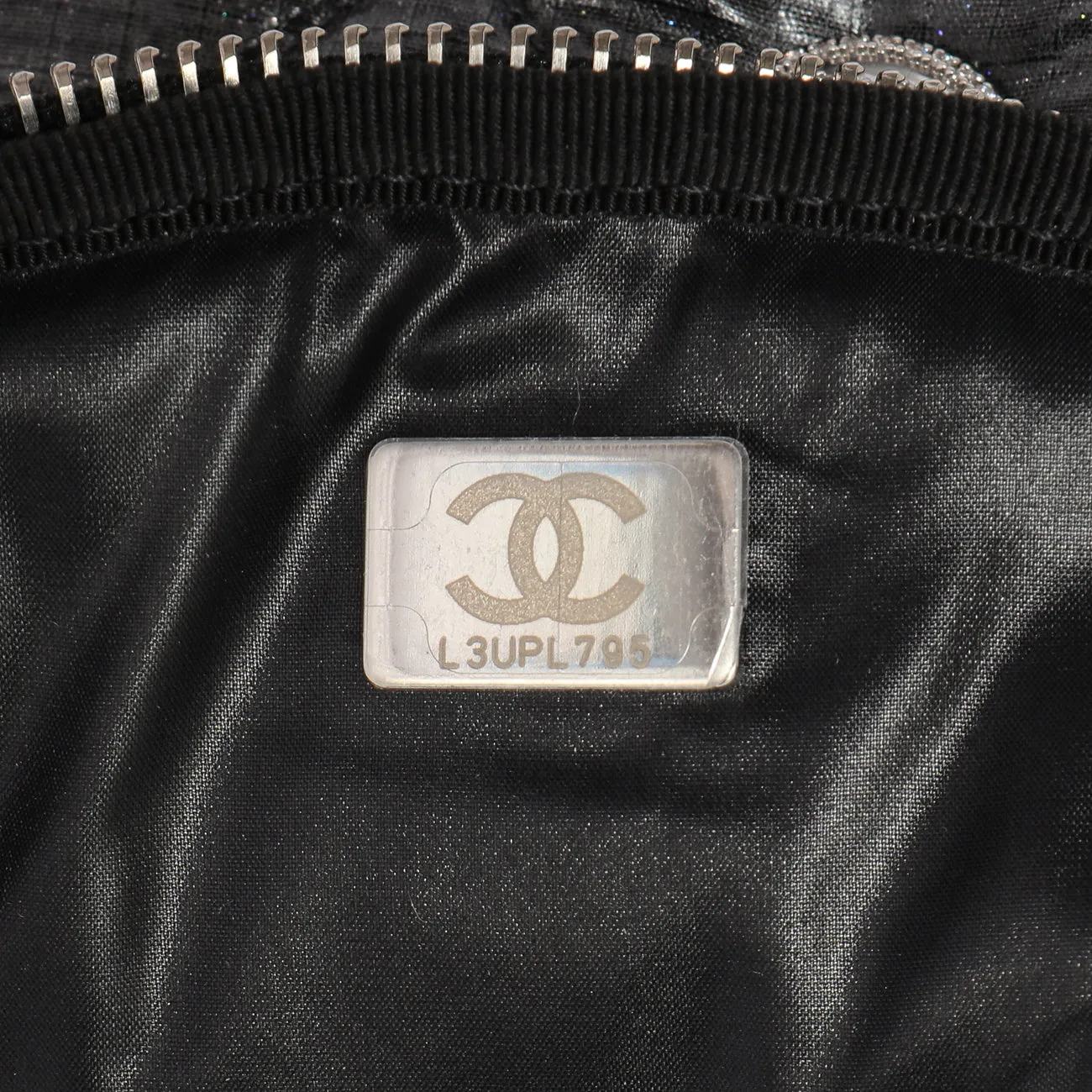 Chanel Grey Nylon Coco Neige Backpack