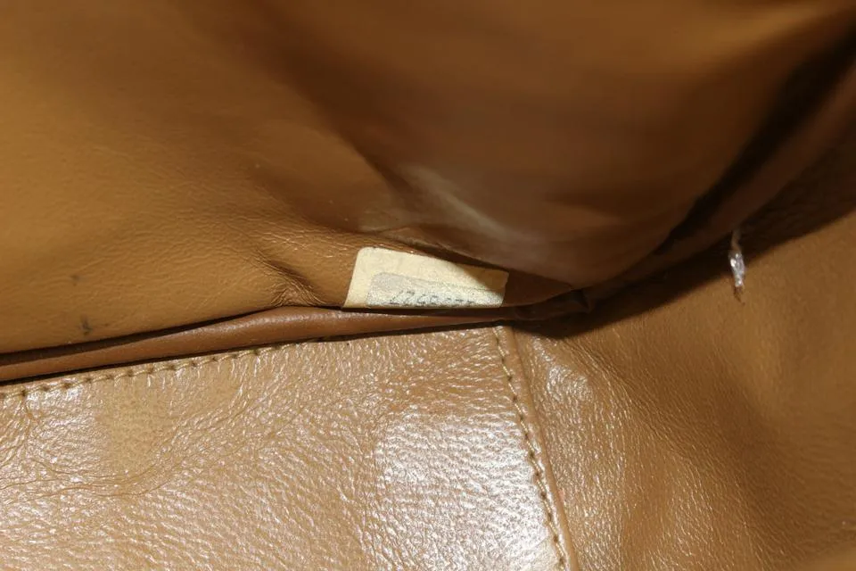 Chanel Light Brown Tan Quilted Leather Camera Bag 945cas416