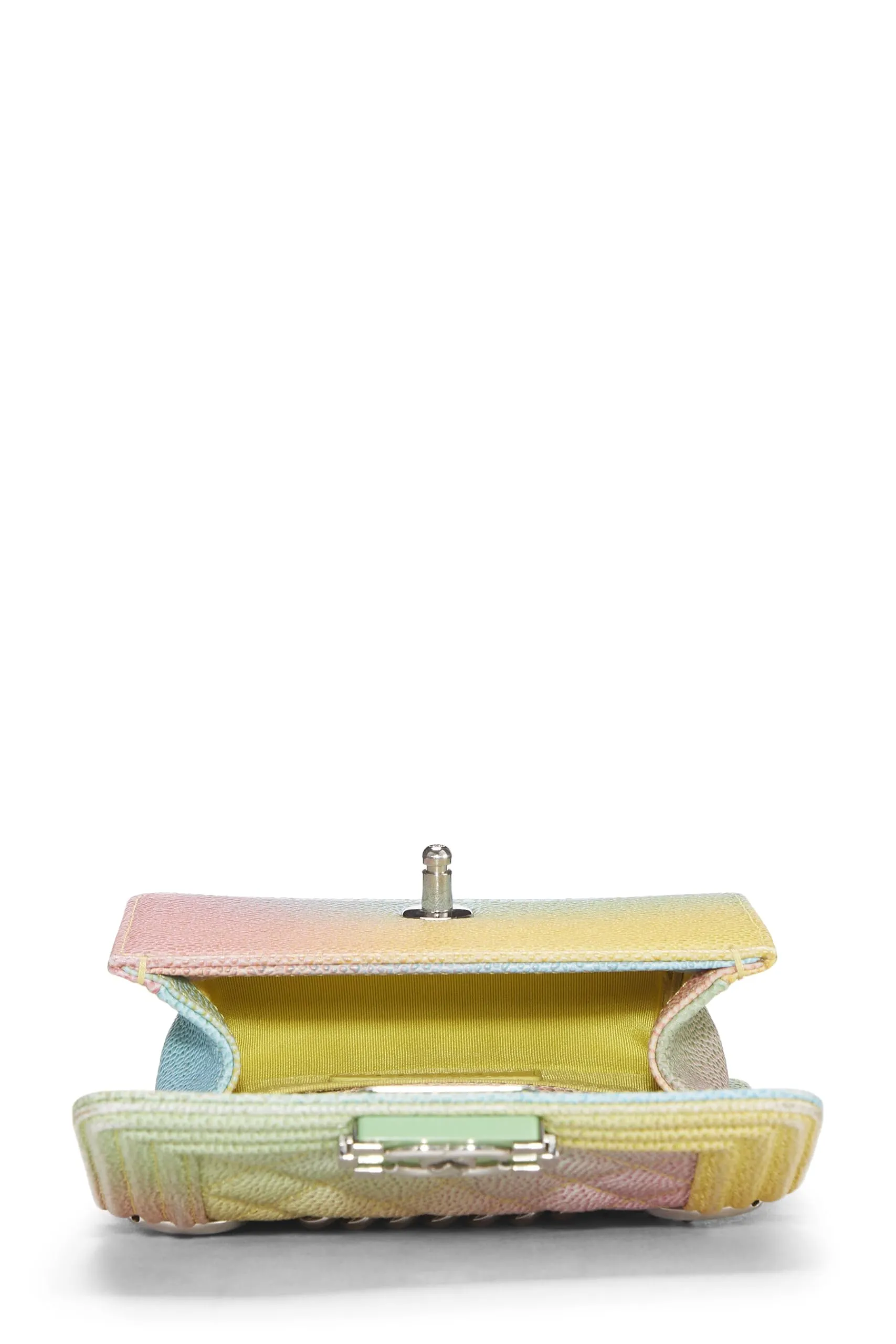 Chanel, Pre-Loved Paris-Cuba Rainbow Quilted Caviar Boy Bag Mini, Multi